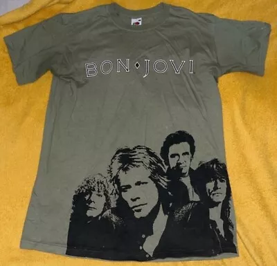 Buy Bon Jovi T Shirt Rare Classic Rock Band Tour Merch Tee Size Small • 16.30£