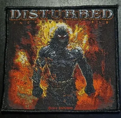 Buy Disturbed Indestructible Sew On Patch Official Band Merchandise 10cm • 4.99£