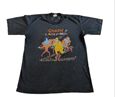 Buy Queen Knebworth Park 1986 A Kind Of Magic UK Tour T-shirt Final Concert Single S • 199.99£