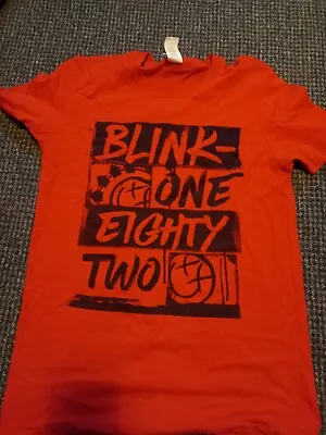Buy Blink 182 Medium T-Shirt Band Music Red Tour 2017 Blink-182 • 9£