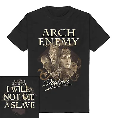 Buy Arch Enemy Deceivers I Will Not Die A Slave Shirt S-XXL T-shirt Official Tshirt • 21.73£