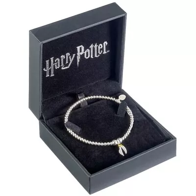 Buy Harry Potter Sterling Silver Crystal Bracelet Golden Snitch Official Product • 54.99£