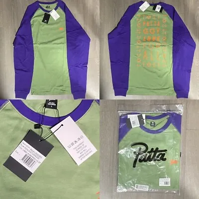 Buy Official BNWT Mens Large Patta Got Love Raglan Longsleeve Crew Neck T-Shirt 4 • 24.99£