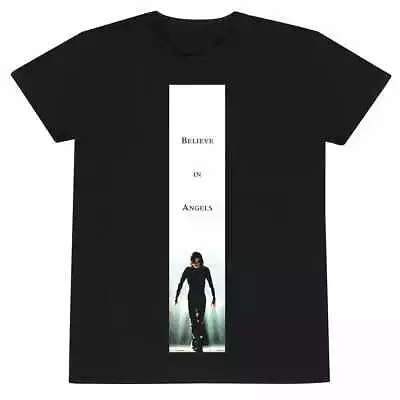 Buy ** The Crow Film Poster Brandon Lee Believes In Angels T-shirt Official  ** • 16£