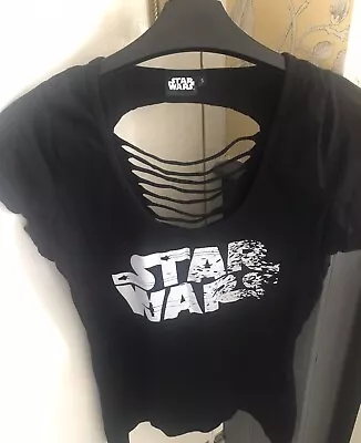 Buy Star Wars Ladies Black T Shirt Size Small • 5.70£