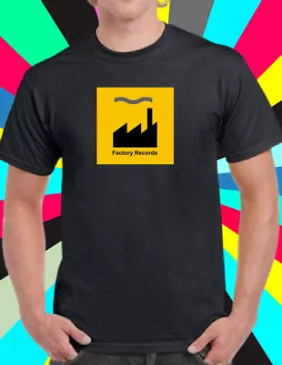 Buy Factory Records T Tee Shirt Various Colours Manchester Music New Order Hacienda • 13.99£