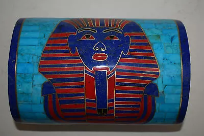 Buy Handmade Ancient Egyptian Pharos Pharoah Wood Jewelry Box, King Tut Tutankhamun • 176.06£