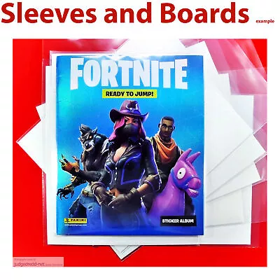 Buy 10 X Fortnite Sticker Album Tall Panini Sleeves Only. Size2 NEW . • 11.99£