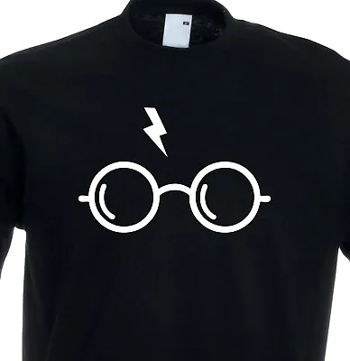 Buy Children's Harry Potter Lightning Glasses Scar Leviosa Novelty Harry T Shirt 99  • 10£