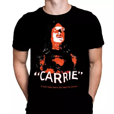 Buy CARRIE  - Black T-Shirt - Sizes S - XXXXL -  Art / Horror / Gore / Mind Control • 21.45£