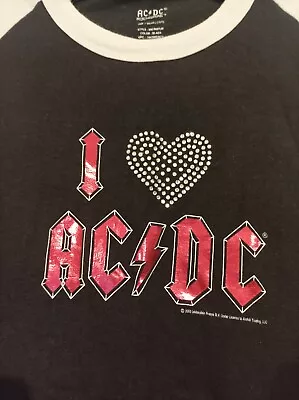 Buy AC/DC Long Sleeve Top Size S/M New Without Tags • 6.99£