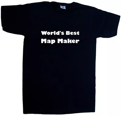 Buy World's Best Map Maker V-Neck T-Shirt • 9.99£