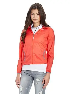Buy Redbridge Women's Jacket Rain Jacket Between-Seasons With Hood Lightweight Red • 17.36£