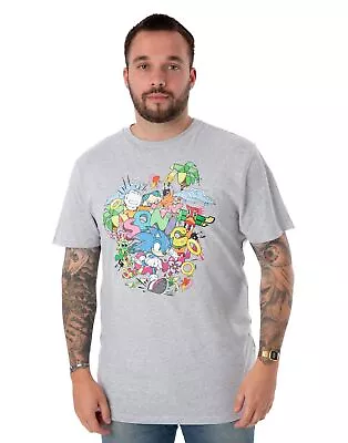 Buy Sonic The Hedgehog Grey Short Sleeved T-Shirt (Mens) • 16.99£