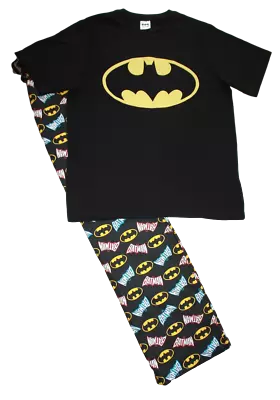 Buy Batman Logo & Retro Logos - Mens Size M & XL  Pyjama Sets • 15.99£