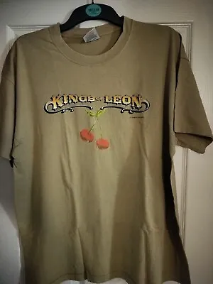 Buy Kings Of Leon T-Shirt / Rare 2003 ‘Holy Roller Novocaine’ EP Beige T-Shirt • 50£