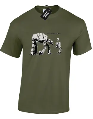 Buy I Am Your Father At-at Mens T-shirt Banksy Street Art Star Trooper Storm Wars • 8.99£