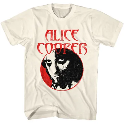 Buy Alice Cooper Evil Look Circle Emblem Men's T Shirt Shock Rock Tour Merch • 42.23£