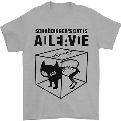Buy Schrodingers Cat Science Geek Nerd Mens T-Shirt 100% Cotton • 7.99£
