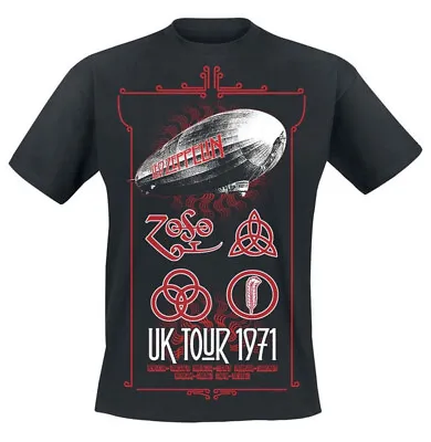 Buy Led Zeppelin UK Tour 1971 T-Shirt OFFICIAL • 17.99£