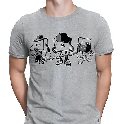 Buy Computer Mafia Funny Humor Gaming Gamer Retro Mens T-Shirts Tee Top #D • 3.99£