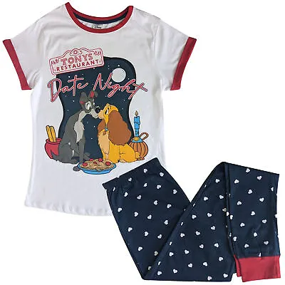 Buy Women's Lady And The Tramp Pyjamas - Size 8-22 • 12.47£