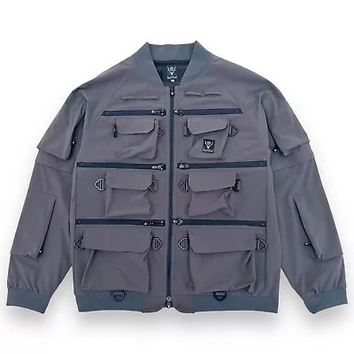 Buy South2 West8 Multi-Pocket Zipped 2 Way Jacket Dark Grey L • 135£