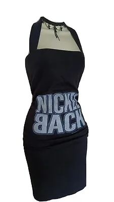 Buy Nickelback Vintage Customised Silver Side Up T-Shirt Dress, Bodycon Halterneck S • 12£
