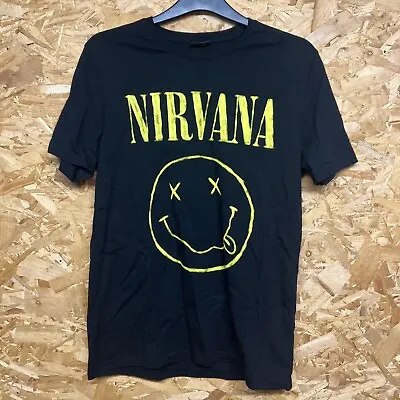 Buy Pep & Co Nirvana T-Shirt - Black And Yellow 2021 - Size L • 5.49£