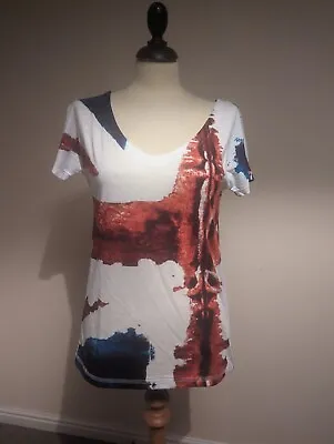 Buy Sweaty Betty Limited Edition God Save The Queen Size S M White Blue Red  • 16.65£