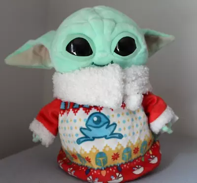 Buy Star Wars: Mandalorian Baby Yoda Grogu W/ Christmas Holiday Sweater Plush 2023 • 13.14£
