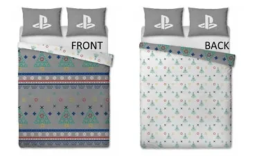 Buy PlayStation CHRISTMAS Double Bedding Set  Reversible JUMPER DESIGN GIFT • 26.99£