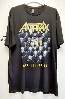 Buy Anthrax T Shirt For All Kings New Official Size XL No Backprint Rock Metal • 17£