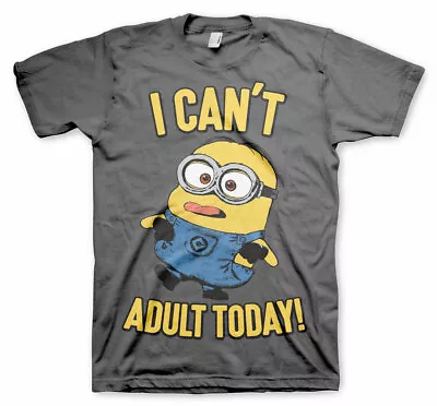 Buy Officially Licensed Minions - I Can't Adult Today Men's T-Shirt S-XXL Sizes • 19.53£