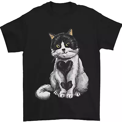 Buy I Love Cats Cute Kitten Mens T-Shirt 100% Cotton • 10.48£