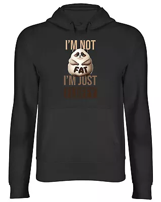 Buy I'm Not Fat Hoodie Mens Womens I'm Just Fluffy Funny Panda Top Gift • 17.99£
