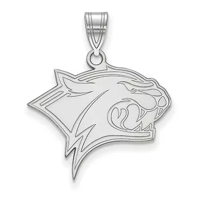 Buy University Of New Hampshire Wildcats Mascot Head Pendant In Sterling Silver • 65.35£