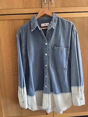 Buy MNG Ladies Denim Oversized Shirt/Jacket Size M • 12£