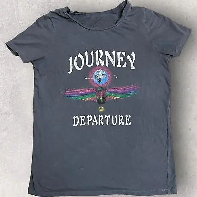 Buy Journey Departure Top Womens XS Short Sleeve Pullover Graphic Tee Shirt Cotton • 7.52£