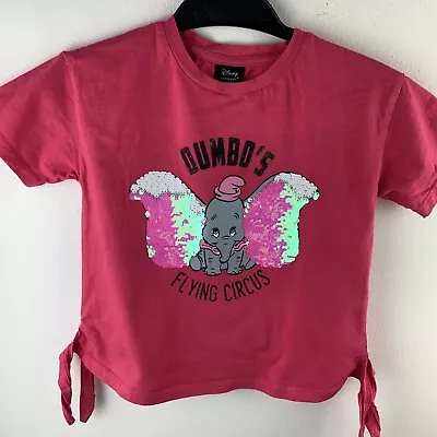 Buy Disney Dumbo Sequin T-shirt 4-5 Years  • 3.25£
