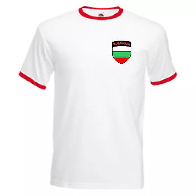 Buy Bulgaria Bulgarian Crest Football Soccer National Team T-Shirt (All Sizes) • 12.96£