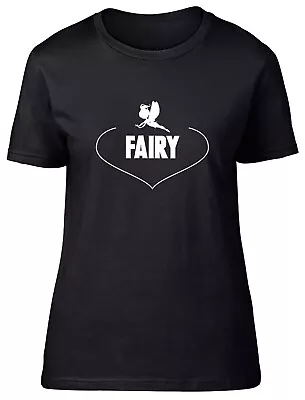 Buy Love Fairy Fitted Womens Ladies T Shirt • 8.99£