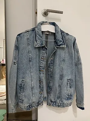 Buy Mango Denim Over Sized Jacket. Size L. Worn Once Only. Fast Delivery😊 • 12£