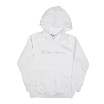 Buy CHAMPION Hoodie White Pullover Girls XL • 11.99£