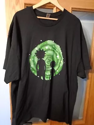 Buy Rick And Morty T-Shirt Men’s Size 3Xl Adult Black  • 10£
