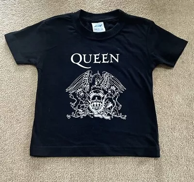 Buy Queen Band Summer Short Sleeve T-shirt 2 Years / 24 Months Black Eagle • 4£