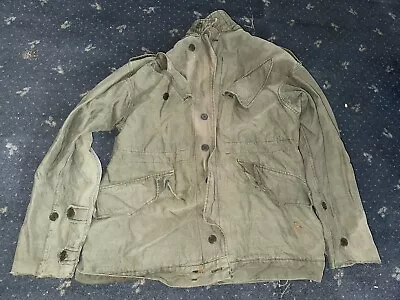 Buy Genuine Dutch Issued Army Military Combat NATO Field Jacket Vintage Olive Green • 10£