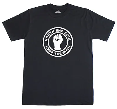 Buy North End Soul Keep The Faith Logo Music Mens Regular Fit Cotton T-Shirt • 15.19£