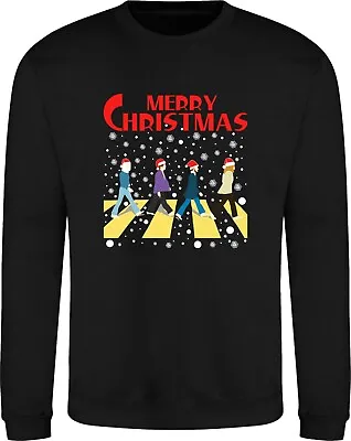 Buy Merry Christmas Beatles Jumper Music Band Xmas Famous Unisex Xmas Sweatshirt • 19.99£