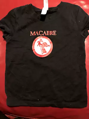 Buy Macabre Murder Metal Rock T-Shirt For Baby Toddler 1 2 3 Years 18 24 Months • 11.99£